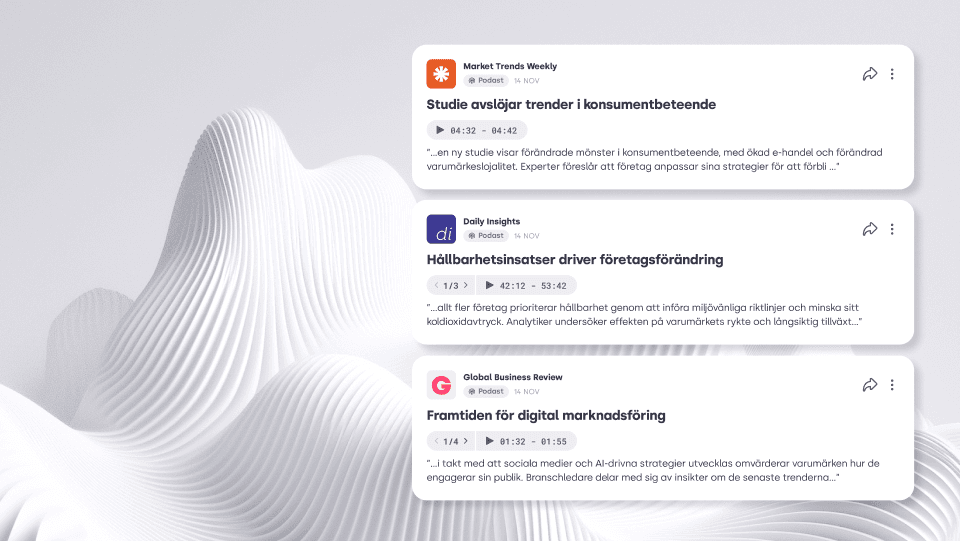 Skärmavbild från Mynewsdesks Audio & Video Monitor Tool